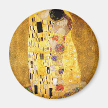 Gustav Klimt der Kuss-Magnet Kühlschrankmagnet