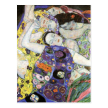 Gustav Klimt ~ die Jungfrau Postkarte