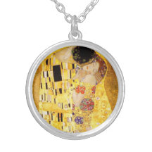 Gustav Klimt die Kuss-Halskette