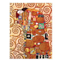 Gustav Klimt - Erfüllung Postkarte