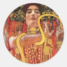 Gustav Klimt - Hygieia Medizin Aufkleber