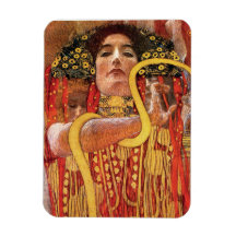 Gustav Klimt - Hygieia Medizin Eckige Magnete