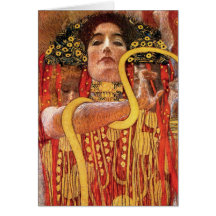 Gustav Klimt - Hygieia Medizin Karte