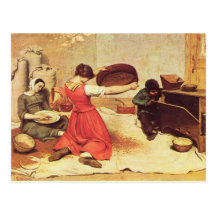 Gustave Courbet - die Kornfilter Postkarte