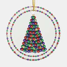 Gut beleuchtete Weihnachtsbaum-Verzierung Ornament