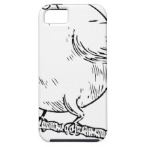 Gut gefütterter Vogel Etui Fürs iPhone 5