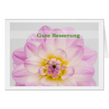 Gute Besserung Grußkarte