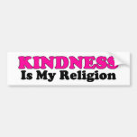 Güte ist mein Religions-Autoaufkleber