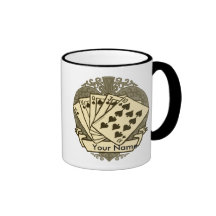 Gute Poker-Hand Kaffeehaferl