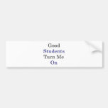 Gute Studenten schalten mich ein Auto Sticker
