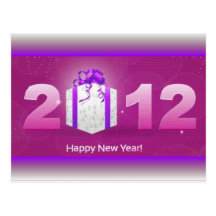 Guten Rutsch ins Neue Jahr 2012!  Postkarte
