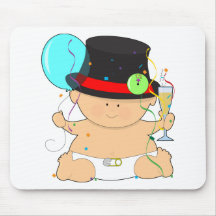Guten Rutsch ins Neue Jahr-Baby Mousepad