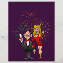 Guten Rutsch ins Neue Jahr Individuelle Flyer
