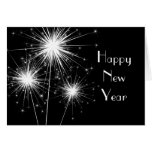 Guten Rutsch ins Neue Jahr-Karte (Schwarzes)