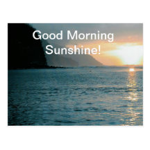 Gutenmorgen-Sonnenschein! Postkarte