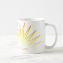 Gutenmorgen-Sonnenscheinbecher Kaffeetasse