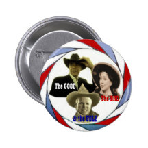 Guter, schlechter u. hässlicher Knopf Button