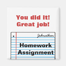 Guter Schoolwork personalisierter Magnet MM16aN Magnets