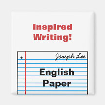 Guter Schoolwork personalisierter Magnet MM16eN Kühlschrankmagnete