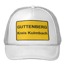 GUTTENBERG KREIS KULMBACH KULT MÜTZEN