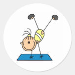 Gymnast-Üben Aufkleber