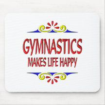 Gymnastik macht das Leben glücklich Mousepad