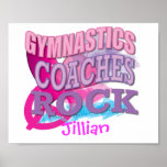 Gymnastik trainiert Geschenke Plakat