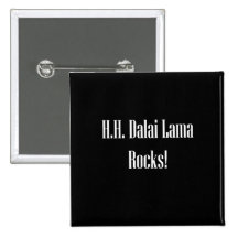 H.H. Dalai Lama-Felsen! Button