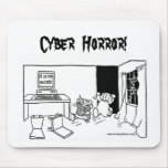 "H" IST FÜR "HACKER" - CYBER-HORROR! MAUSPAD