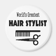 Haar-Stylist-Magnet Kühlschrankmagnet
