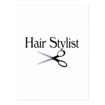Haar-Stylist-Scheren Postkarten