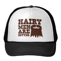 Haarige Männer sind BESSER! mit einem Spitzbart un Baseball Caps