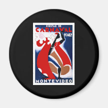 Habana Carnaval Havana Karneval 1942 Magnete