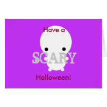 Haben Sie ein BEÄNGSTIGENDES Halloween! Karte