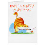 Haben Sie ein chirpy Weihnachten Grußkarte