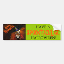 HABEN Sie ein SPOOKTACUALR HALLOWEEN, Autoaufklebe