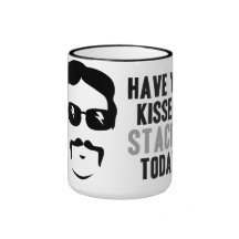 Haben Sie heute geküsst einem Stache Tee Haferl