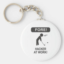 HACKER BEI DER ARBEIT SCHLÜSSELBAND