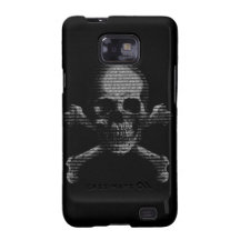 Hacker-Totenkopf mit gekreuzter Knochen Samsung Galaxy SII Hüllen