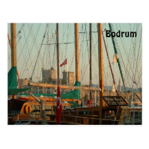 Hafen von Bodrum Postkarte