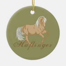 Haflinger Pferd Weihnachtsbaum Ornamente