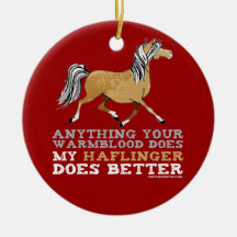 Haflingers verbessert es ornament