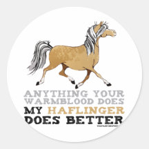 Haflingers verbessert es sticker