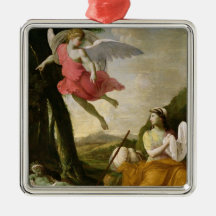 Hagar und Ishmael gerettet durch den Engel, c.1648 Ornament
