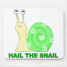Hageln Sie die Schnecke Mauspads