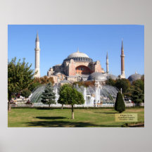 Hagia Sofia - Istanbul, die Türkei Poster