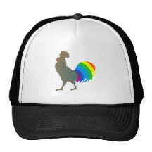 Hahn rooster baseballmützen
