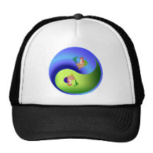 Hahn Yin Yang Truckermützen
