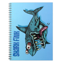 Haifisch Fink! Spiral Notizbuch