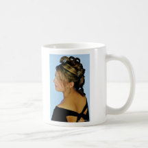 hairsalon Becher-Frisur Kaffee Tasse